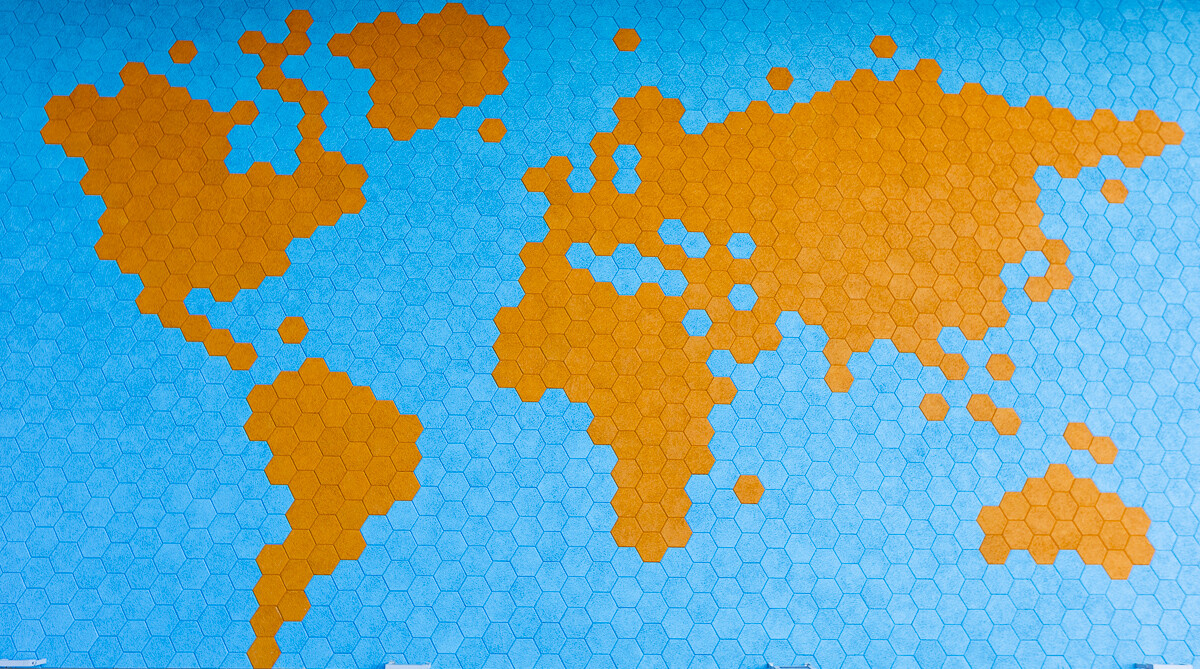 Matude Cewood Acoustic Design Panels Tiles Hexagon 01