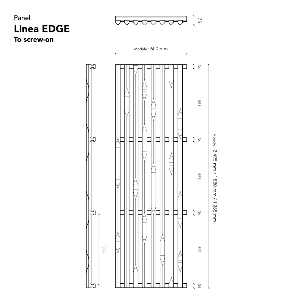 Matude Laudescher Linea 3D Edge Screw installation